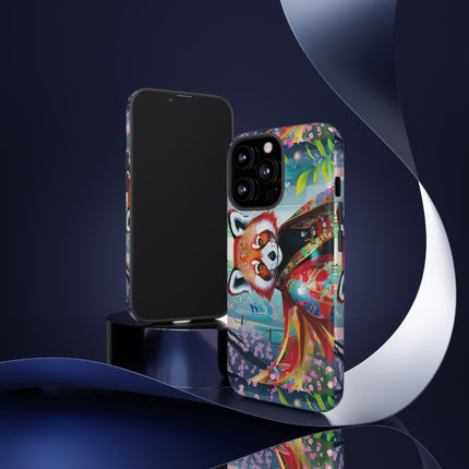 Cybernetic Red Panda Phone Cases