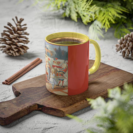 Off with her head! Off with— by Sir John Tenniel Colorful Mugs, 11oz