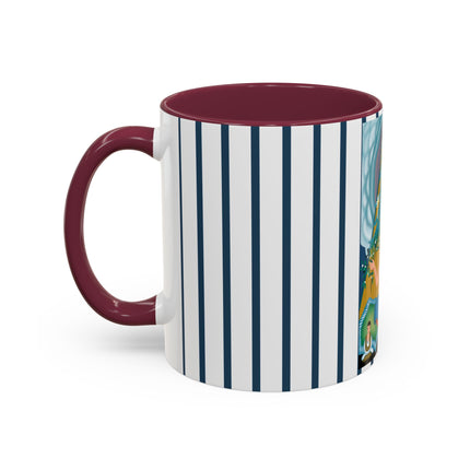 Art Deco Christmas Elegance Colorful Mugs (11oz, 15oz)
