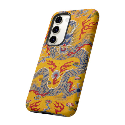 Majestic Dragon Regalia – Imperial 12-Symbol Robe Phone Cases
