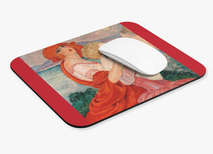 Sur la Route d'Anacapri by Gerda Wegener Mouse Pad, Rectangle