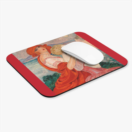 Sur la Route d'Anacapri by Gerda Wegener Mouse Pad, Rectangle