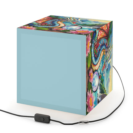 Wisdom's Guardian Light Cube Lamp