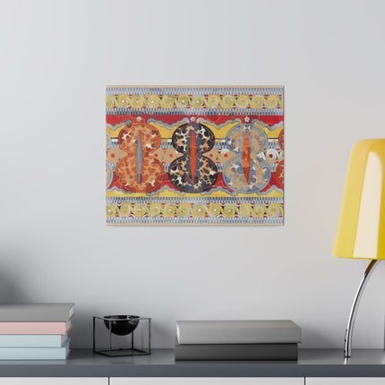 Shield Frieze – Mycenaean Fresco Reproduction by Emile Gilliéron