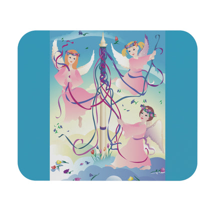 Angelic Revelry Mouse Pad, Rectangle