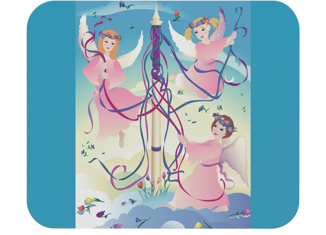 Angelic Revelry Mouse Pad, Rectangle