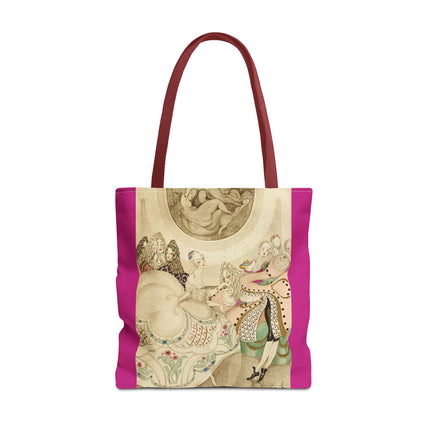 Sur talons rouges by Gerda Wegener Tote Bag (AOP)