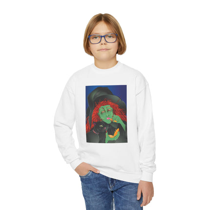 Mirror, Mirror A Witch's Touch Youth Crewneck Sweatshirt