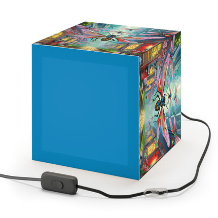 Neon Swarm Light Cube Lamp