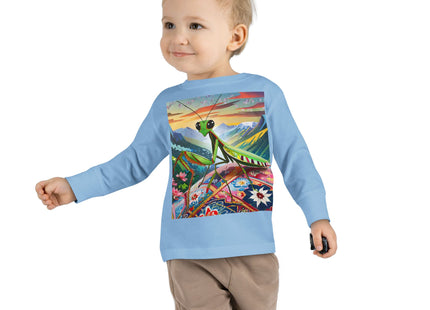 The Joyful Mantis Toddler Long Sleeve Tee