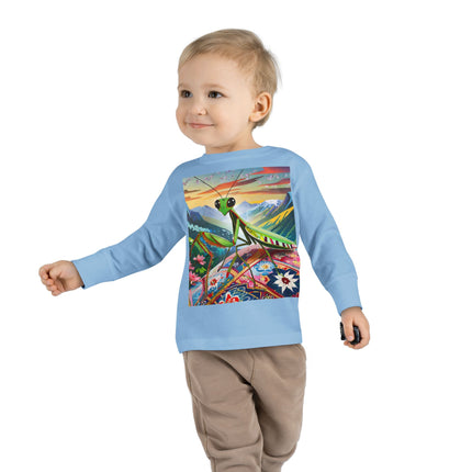The Joyful Mantis Toddler Long Sleeve Tee