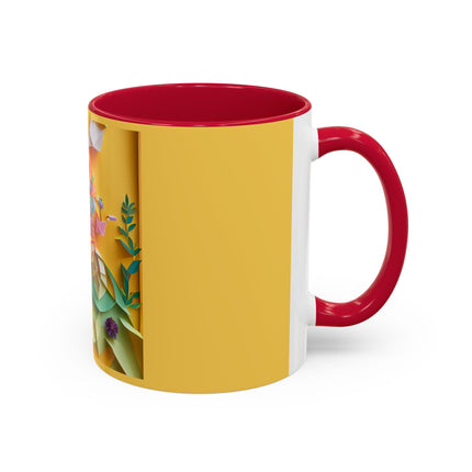 Origami Bicycle Colorful Mugs (11oz, 15oz)