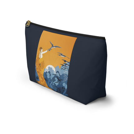 Falcon Mistress Cosmetic Bag – Art Deco Power & Golden Freedom