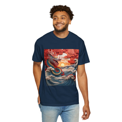 Emergence of the Dragon Unisex Garment-Dyed T-shirt