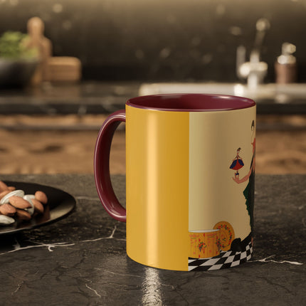 The Marionette Colorful Mugs – Theatrical Glamour & Cabaret Elegance