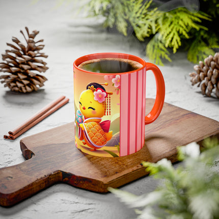 Whimsical Springtime Exchange Colorful Mugs (11oz, 15oz)