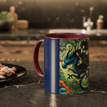 Mystic Guardian of the Sky Light Colorful Mugs (11oz, 15oz)