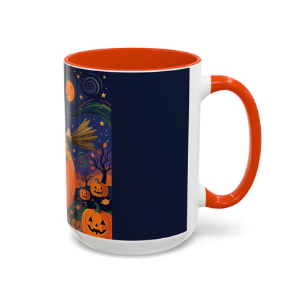 🧙‍♀️🎃 The Witch Of Pumpkin Moon Hollow Colorful Mug – Whimsical Halloween Magic