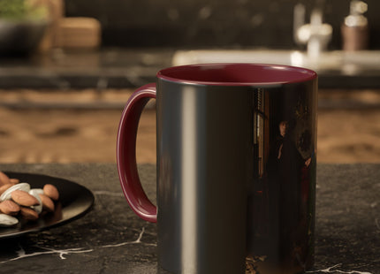 Arnolfini Portrait by Jan Van Eyck Colorful Mugs (11oz, 15oz)