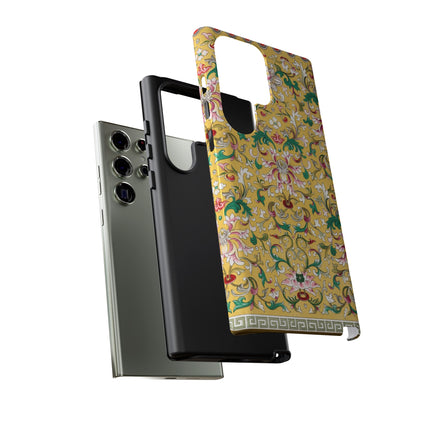 Yellow Botanical Pattern by Owen Jones Phone Cases
