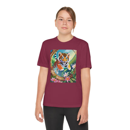 Majestic Tiger Cub Youth Competitor Tee – Courage, Adventure & Fiery Spirit