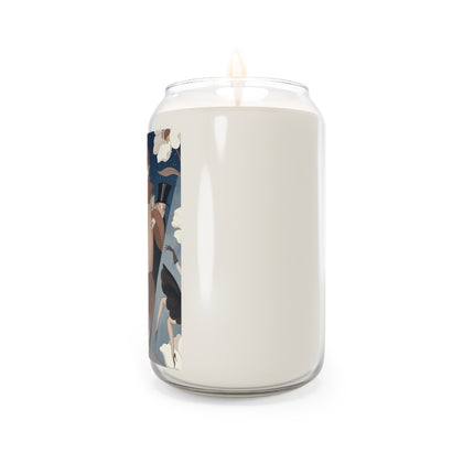 🌸✨ The Midnight Magnolia Masquerade Scented Soy Candle – Art Deco Nocturne