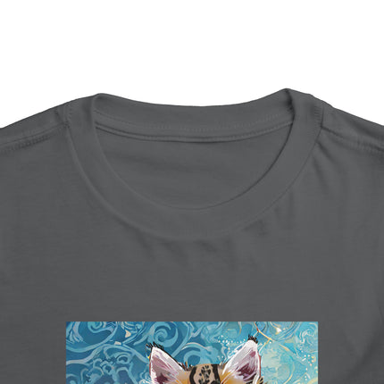 Whiskered Wanderings Toddler Short Sleeve Tee