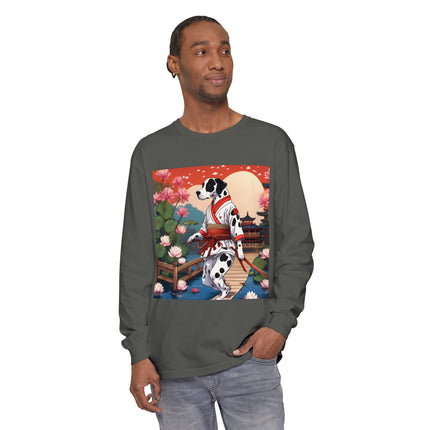 Doberman of the Rising Sun Long Sleeve T-Shirt