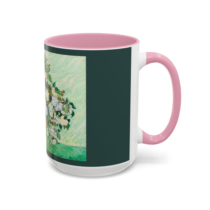 Roses by Vincent Van Gogh Colorful Mugs (11oz, 15oz)