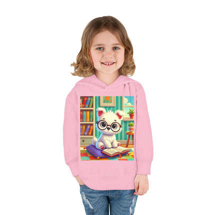 Little Scholar Pup Toddler Pullover Fleece Hoodie