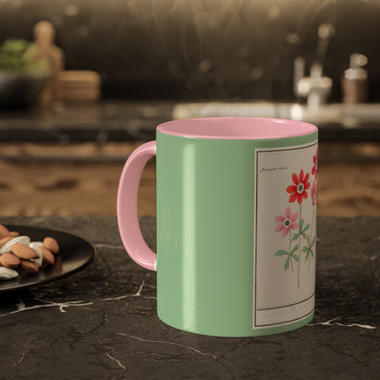 Anemoon, Anemone by Anselmus Boëtius de Boodt Colorful Mugs, 11oz