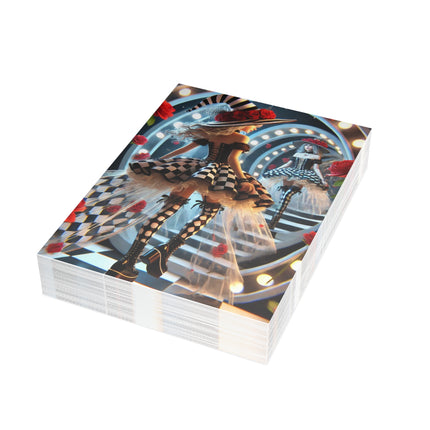 Halloween Witch Through the Mirror Postcards (envelopes included) - Bundles of 10, 30, 50 Pieces