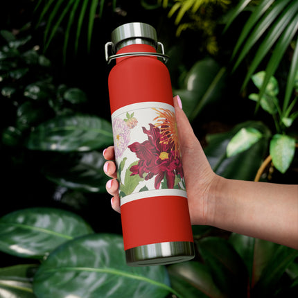 Dahlia by Tanigami Kônan Copper Vacuum Insulated Bottle, 22oz