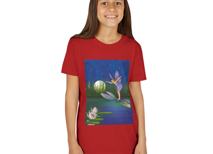 Fairy on a Dragonfly by Ida Rentoul Outhwaite Youth Short Sleeve Tee