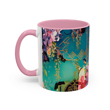 Golden Wisteria Symphony Colorful Mugs (11oz, 15oz)