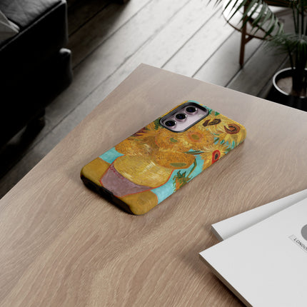 Vase with Twelve Sunflowers by Vincent Van Gogh Phone Cases