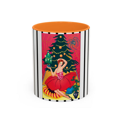 Art Deco Christmas Enchantment Colorful Mugs (11oz, 15oz)