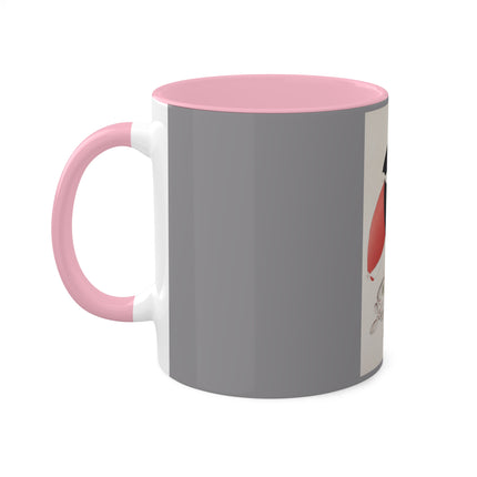 Illustrations of Japanese Toys Pl.056 by Kawasaki Kyosen Colorful Mugs, 11oz