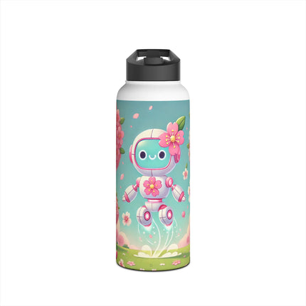 Sakura Sentinel Stainless Steel Water Bottle, Standard Lid