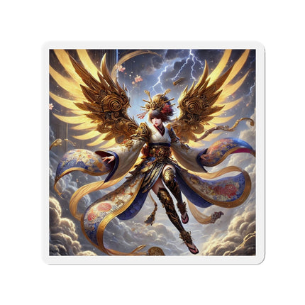 Valkyrie Descending Through Storm Die-Cut Magnets (4 Sizes)