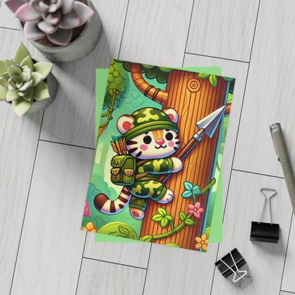 Stealthy Stripes Postcard Bundles (envelopes included) - Bundles of 10, 30, 50 Pieces