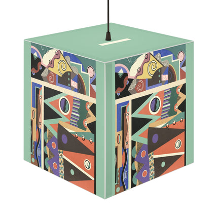 Collection decors et couleurs Pl.03 by Georges Valmiers Light Cube Lamp