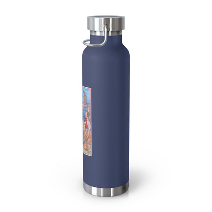 Fairy Whispers of the Sea Copper Vacuum Insulated Bottle, 22 oz