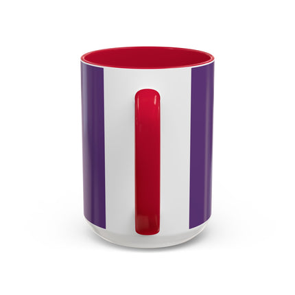 🎁✨ The Lavender Christmas Masquerade Colorful Mug – Art Deco Holiday Fantasy
