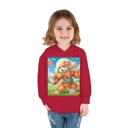 Chrysanthemum Meadow Play Toddler Pullover Fleece Hoodie
