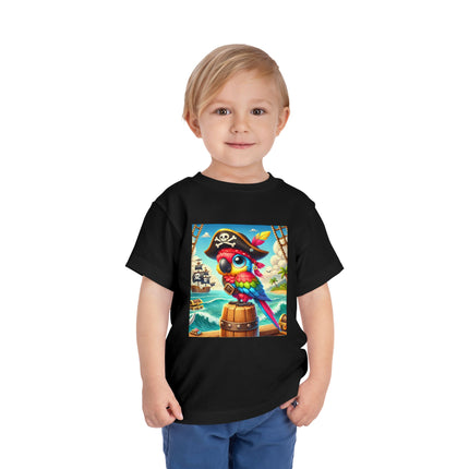 Captain Parrot and the Treasure Seas Toddler Short Sleeve Tee