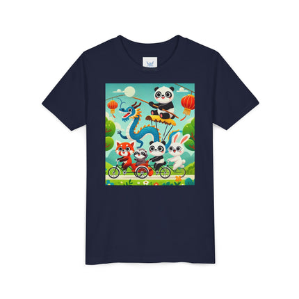 Rolling Along Together Youth Short Sleeve Tee