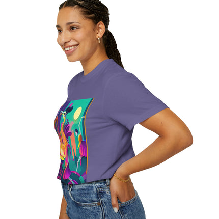 Dance of the Skeleton Ballerinas Unisex Garment-Dyed T-shirt