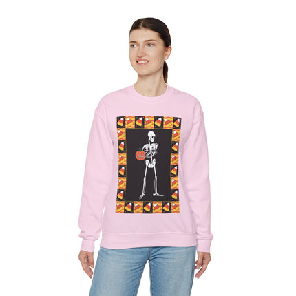 Candy Corn Skeleton Unisex Heavy Blend™ Crewneck Sweatshirt