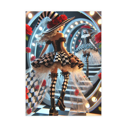Halloween Witch Through the Mirror Postcards (envelopes included) - Bundles of 10, 30, 50 Pieces